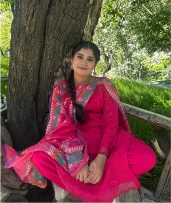 Portrait of Tayyabah Mustafa, a Cohort 1 member.
